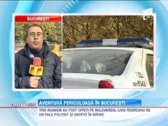 Trei iranieni au fost atacati in trafic de politisti falsi, in Bucuresti