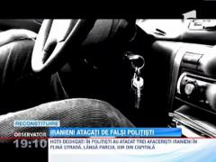 Trei iranieni au fost atacati in trafic de politisti falsi, in Bucuresti