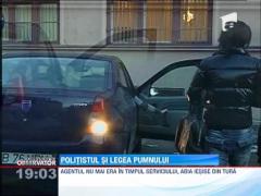Politistul care si-a batut sotia risca sa-si piarda locul de munca