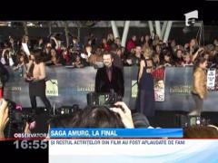 Avanpremiera ultimei parti din Saga Amurg a avut loc la New York