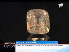 Diamantul "Arhiducele Joseph", scos la licitatie