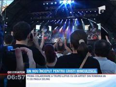 Cristi Minculescu se intoarce pe scena. Va canta alaturi de trupa Lotus