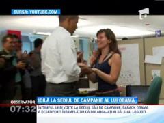 Idila la sediul de campanie a lui Barack Obama