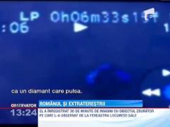 Un roman e vedeta in Marea Britanie, dupa ce a filmat un OZN de la fereastra locuintei sale