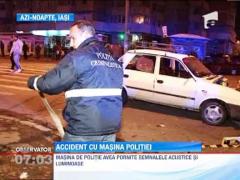 Accident cu masina politiei in Iasi