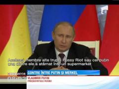 Angela Merkel a reusit sa-l supere pe Vladimir Putin