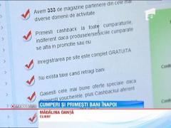 Cumperi produse online si primesti bani inapoi