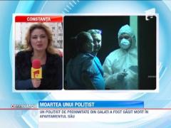 Politistii din Galati sunt nevoiti sa ancheteze moartea unui coleg de-al lor