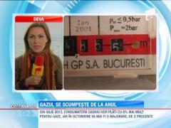 Gazul se scumpeste de la anul