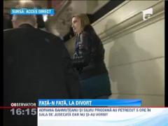 Adriana Bahmuteanu si Silviu Prigoana, prima intalnire dupa 4 luni