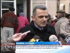Scandal in prima zi in care la Cluj au fost impartite pachete cu ajutoare UE