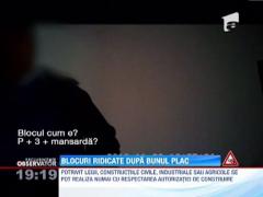 Blocuri ridicate dupa bunul plac, in Capitala