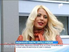 Scandal la o biblioteca de stat din Bucuresti! Roxana Nemes a pozat dezbracata, in rol de bibliotecara sexy