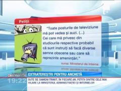 Sute de petitii, dintre cele mai hilare, sunt trimise zilnic la MAI