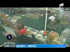 A scos un pistol din sutien in timpul unui jaf armat