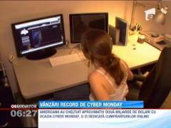 Vanzari record de Cyber Monday