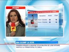 Tarifele pentru schiori, la transportul pe cablu, au crescut cu pana la 50%