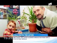 Emil Hossu, Ion Lucian si Serban Ionescu vor primi cate o stea in Piata Timpului