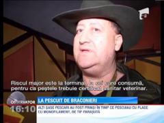 Captura importanta pe un lac de acumulare din Valcea! Noua braconieri au cazut in plasele inspectorilor