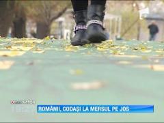 Romanii, codasi la mersul pe jos