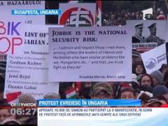 Protest evreiesc de amploare in fata Parlamentului din Budapesta