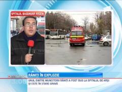 Explozie la CET: Patru persoane au fost ranite