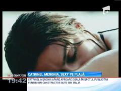 Catrinel Menghia, aproape goala intr-un spot publicitar