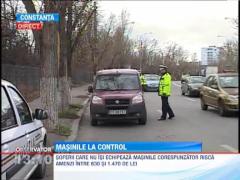 Politistii organizeaza filtre daca soferii si-au pregatit masinile pentru sezonul rece