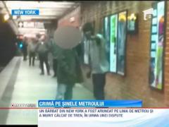 Crima pe sinele metroului la New York