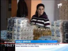 Aglomeratie la ajutoarele alimentare oferite de UE