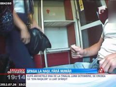 Spaga inca merge cu trenul!