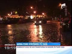 Cod galben de vreme rea pentru sambata si duminica