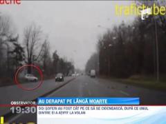 Accident spectaculos pe DN1!