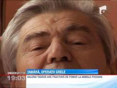 Fostului ministru al Agriculturii, Valeriu Tabara, i se vor monta tije metalice la ambele picioare