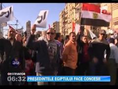Presedintele egiptean, Mohammed Morsi, face concesii