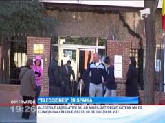 Vot fara incidente majore in Spania