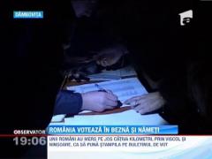 Romania voteaza in bezna si nameti