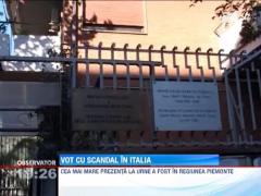 Vot cu scandal in Italia