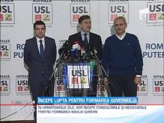 Incepe lupta pentru formarea Guvernului