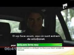 Roger Federer, in vizita la regele fotbalului mondial