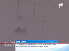 Meteorologii anunta vant si ger