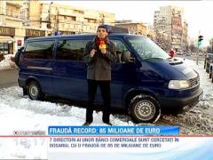 UPDATE / Bancheri acuzati de frauda de 85 de milioane de euro