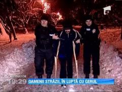 Oamenii strazii, in lupta cu gerul