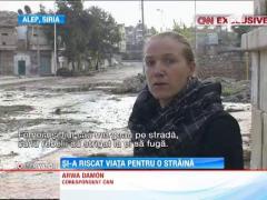 Siria: Un adolescent de 17 ani a mers printr-o ploaie de gloante ca sa salveze o femeie prinsa intr-un schimb de focuri