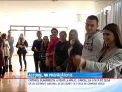 Actrita Catrinel Dumitrescu a inceput seria cursurilor "Actorie, nu prefacatorie"