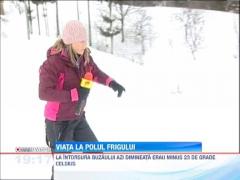 Cum decurge o zi din viata oamenilor care locuiesc la Polul Frigului din Romania