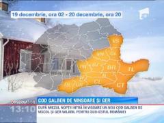 Cod galben de ninsoare si ger