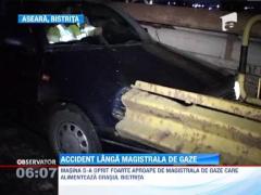 Accident langa magistrala de gaze