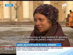 Iarna necrutatoare in estul Europei