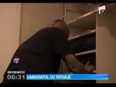 Unul din cei 8 candidati la presedintia Cehiei are intregul corp acoperit cu tatuaje